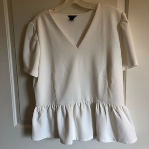 Ann Taylor peplum top